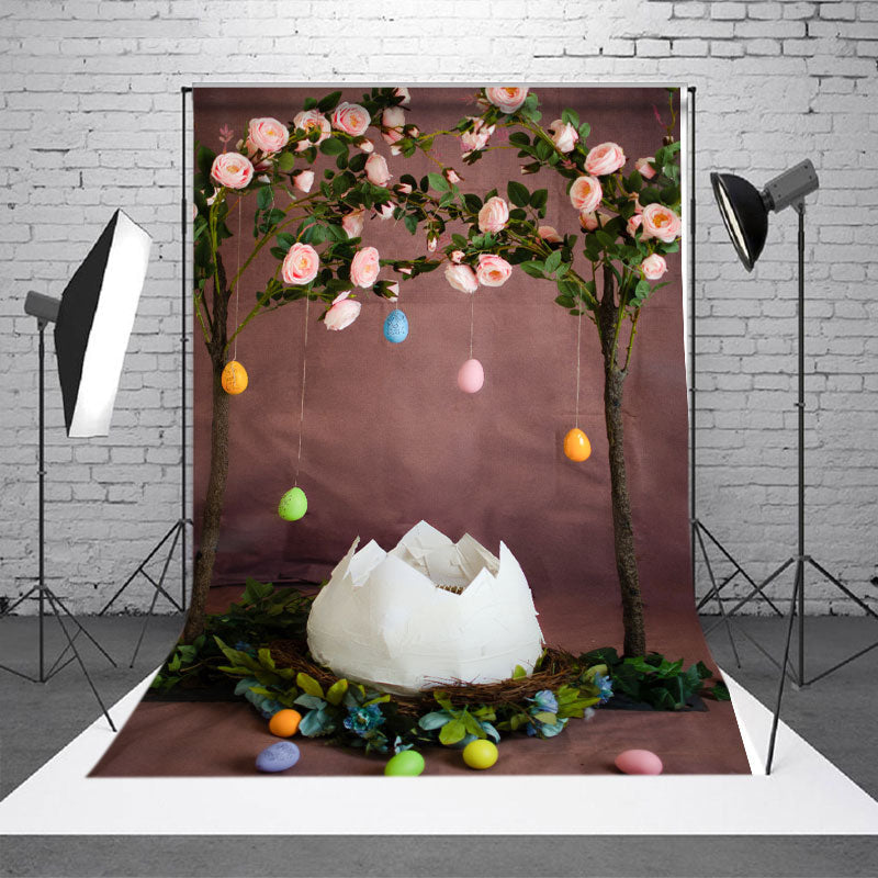 Flower Tree Fine Art Birthday Cake Smash Backdrop