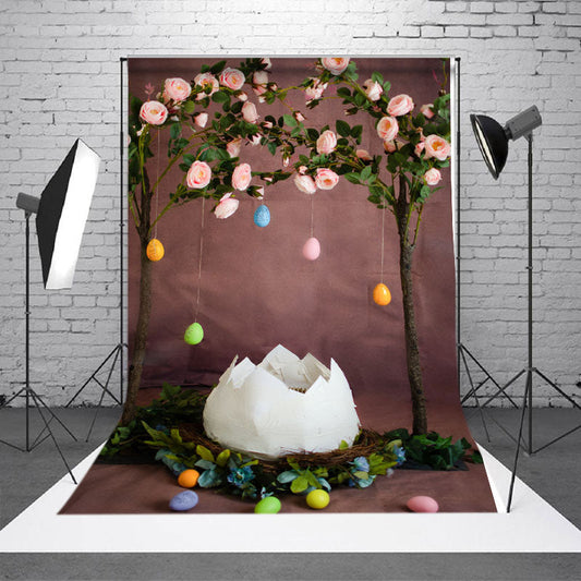 Flower Tree Fine Art Birthday Cake Smash Backdrop