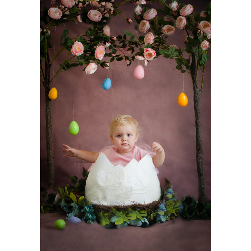Flower Tree Fine Art Birthday Cake Smash Backdrop